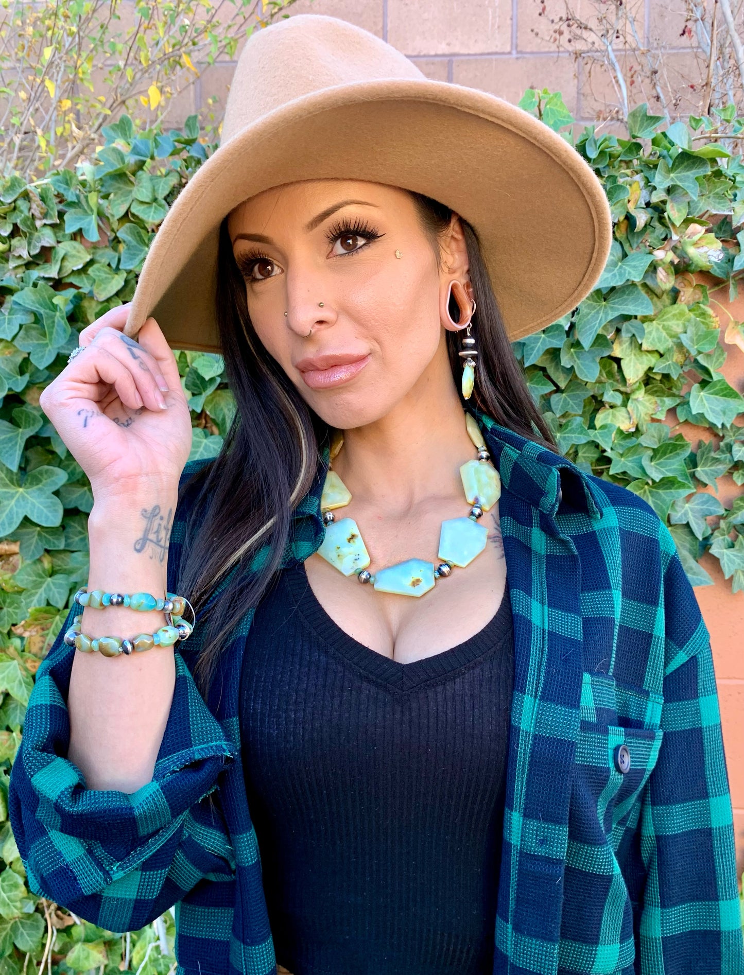 Peruvian opals and Navajo pearls