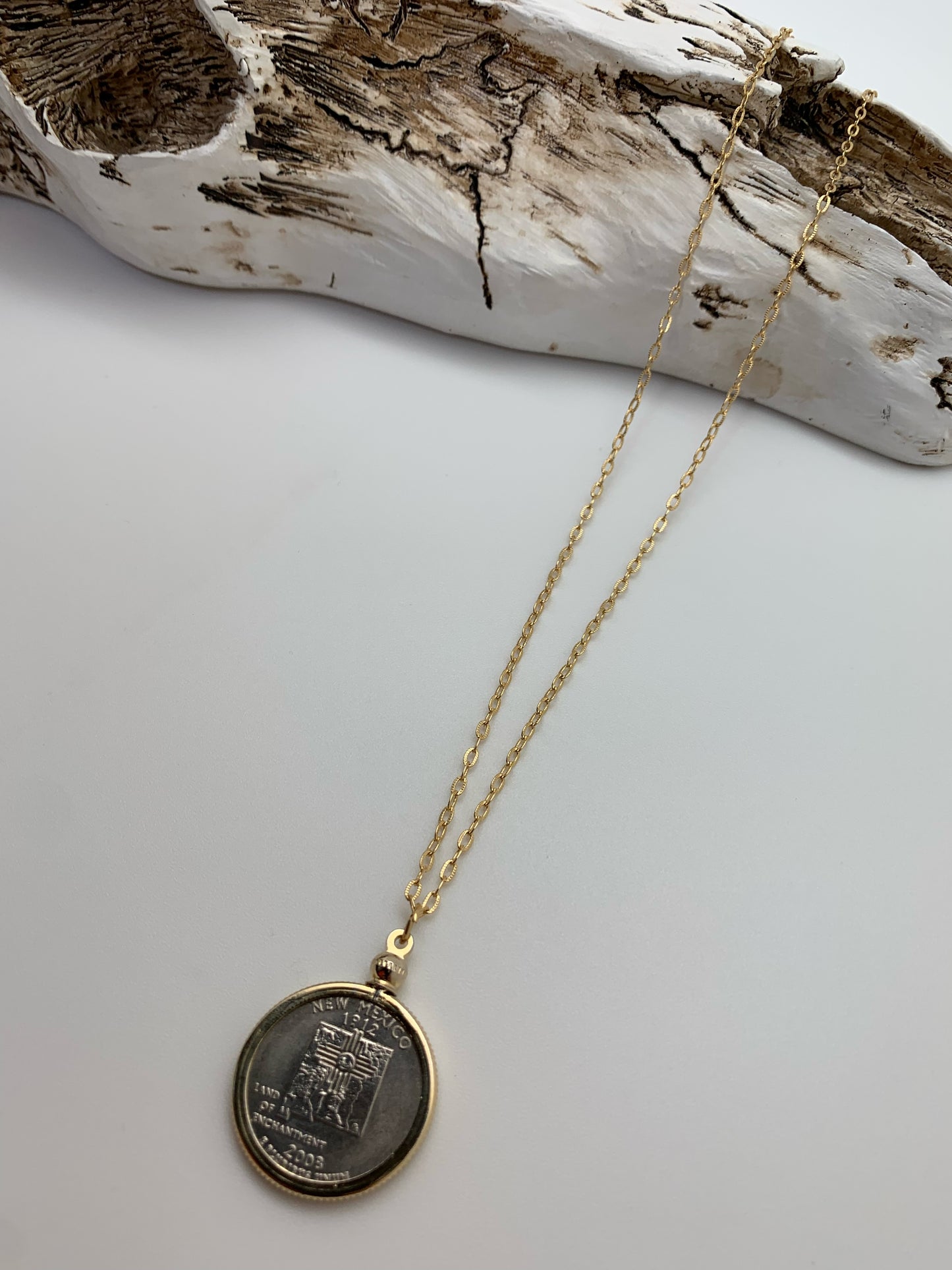 NM coin necklace