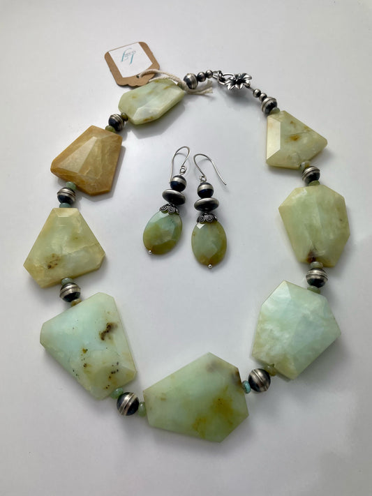Peruvian opals and Navajo pearls